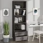 Aparador HAMAR madera maciza de pino gris claro 60x35x180 cm de vidaXL, Aparadores - Ref: Foro24-340491, Precio: 131,81 €, De...