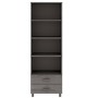 Aparador HAMAR madera maciza de pino gris claro 60x35x180 cm de vidaXL, Aparadores - Ref: Foro24-340491, Precio: 133,45 €, De...