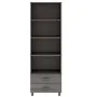 Aparador HAMAR madera maciza de pino gris claro 60x35x180 cm de vidaXL, Aparadores - Ref: Foro24-340491, Precio: 131,81 €, De...