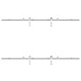 Kit de herrajes para puerta corredera 183 cm acero plateado en Materiales de construcción | Comprar online en Foru.es