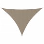 Toldo de vela triangular tela Oxford gris taupe 2,5x2,5x3,5 m en Sombrillas | Comprar online en Foru.es