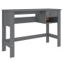 Escritorio HAMAR madera maciza pino gris oscuro 110x40x75 cm de vidaXL, Escritorios - Ref: Foro24-340458, Precio: 92,95 €, De...