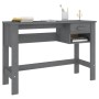 Escritorio HAMAR madera maciza pino gris oscuro 110x40x75 cm de vidaXL, Escritorios - Ref: Foro24-340458, Precio: 92,95 €, De...