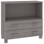 Aparador HAMAR madera maciza de pino gris claro 85x35x80 cm de vidaXL, Aparadores - Ref: Foro24-340499, Precio: 92,99 €, Desc...