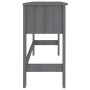 Escritorio HAMAR madera maciza pino gris oscuro 110x40x75 cm de vidaXL, Escritorios - Ref: Foro24-340458, Precio: 92,95 €, De...