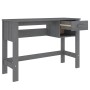 Escritorio HAMAR madera maciza pino gris oscuro 110x40x75 cm de vidaXL, Escritorios - Ref: Foro24-340458, Precio: 92,95 €, De...