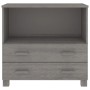 Aparador HAMAR madera maciza de pino gris claro 85x35x80 cm de vidaXL, Aparadores - Ref: Foro24-340499, Precio: 92,99 €, Desc...