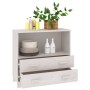 Aparador HAMAR madera maciza de pino blanca 85x35x80 cm de vidaXL, Aparadores - Ref: Foro24-340497, Precio: 93,53 €, Descuent...