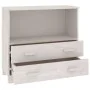 HAMAR Sideboard aus massivem weißem Kiefernholz 85x35x80 cm von vidaXL, Sideboards - Ref: Foro24-340497, Preis: 92,36 €, Raba...
