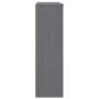 Aparador superior HAMAR pino macizo gris oscuro 90x30x100 cm de vidaXL, Aparadores - Ref: Foro24-340434, Precio: 107,18 €, De...