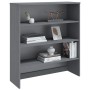 Aparador superior HAMAR pino macizo gris oscuro 90x30x100 cm de vidaXL, Aparadores - Ref: Foro24-340434, Precio: 109,03 €, De...