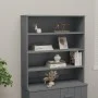 Aparador superior HAMAR pino macizo gris oscuro 90x30x100 cm de vidaXL, Aparadores - Ref: Foro24-340434, Precio: 107,18 €, De...