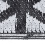 Alfombra de exterior PP negra 140x200 cm de vidaXL, Protectores para exterior - Ref: Foro24-317007, Precio: 39,25 €, Descuent...