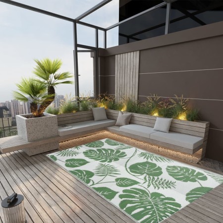 Alfombra de exterior PP verde 160x230 cm de vidaXL, Protectores para exterior - Ref: Foro24-316937, Precio: 44,49 €, Descuent...