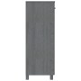 Zapatero HAMAR madera maciza pino gris oscuro 85x40x108 cm de vidaXL, Zapateros y organizadores de calzado - Ref: Foro24-3405...