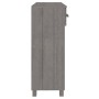 Mesa consola HAMAR madera maciza de pino gris claro 90x35x90 cm de vidaXL, Mesas auxiliares - Ref: Foro24-340467, Precio: 103...