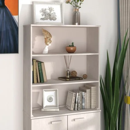 Aparador superior HAMAR madera maciza pino blanco 85x35x100 cm de vidaXL, Aparadores - Ref: Foro24-340509, Precio: 89,15 €, D...