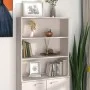 Aparador superior HAMAR madera maciza pino blanco 85x35x100 cm de vidaXL, Aparadores - Ref: Foro24-340509, Precio: 89,15 €, D...