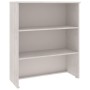 Aparador superior HAMAR madera maciza pino blanco 85x35x100 cm de vidaXL, Aparadores - Ref: Foro24-340509, Precio: 90,50 €, D...