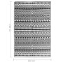 Alfombra de exterior PP negra 160x230 cm de vidaXL, Protectores para exterior - Ref: Foro24-316923, Precio: 39,97 €, Descuent...