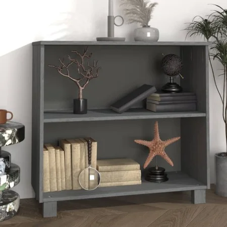 Aparador HAMAR madera maciza pino gris oscuro 85x35x80 cm de vidaXL, Aparadores - Ref: Foro24-340502, Precio: 64,47 €, Descue...