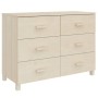 Aparador HAMAR madera de pino maciza marrón miel 113x40x80 cm de vidaXL, Aparadores - Ref: Foro24-340448, Precio: 144,64 €, D...