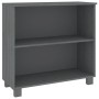 Aparador HAMAR madera maciza pino gris oscuro 85x35x80 cm de vidaXL, Aparadores - Ref: Foro24-340502, Precio: 65,44 €, Descue...