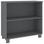Aparador HAMAR madera maciza pino gris oscuro 85x35x80 cm de vidaXL, Aparadores - Ref: Foro24-340502, Precio: 64,47 €, Descue...