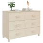 Aparador HAMAR madera de pino maciza marrón miel 113x40x80 cm de vidaXL, Aparadores - Ref: Foro24-340448, Precio: 144,64 €, D...