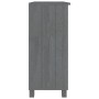 Aparador HAMAR madera maciza pino gris oscuro 85x35x80 cm de vidaXL, Aparadores - Ref: Foro24-340502, Precio: 65,44 €, Descue...