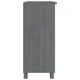 Aparador HAMAR madera maciza pino gris oscuro 85x35x80 cm de vidaXL, Aparadores - Ref: Foro24-340502, Precio: 64,47 €, Descue...