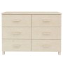 Aparador HAMAR madera de pino maciza marrón miel 113x40x80 cm de vidaXL, Aparadores - Ref: Foro24-340448, Precio: 144,64 €, D...