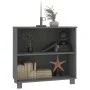 Aparador HAMAR madera maciza pino gris oscuro 85x35x80 cm de vidaXL, Aparadores - Ref: Foro24-340502, Precio: 64,47 €, Descue...
