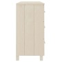 Aparador HAMAR madera de pino maciza marrón miel 113x40x80 cm de vidaXL, Aparadores - Ref: Foro24-340448, Precio: 144,64 €, D...