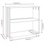 Aparador HAMAR madera maciza pino gris oscuro 85x35x80 cm de vidaXL, Aparadores - Ref: Foro24-340502, Precio: 64,47 €, Descue...