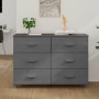 Aparador HAMAR madera maciza pino gris oscuro 113x40x80 cm de vidaXL, Aparadores - Ref: Foro24-340450, Precio: 178,39 €, Desc...