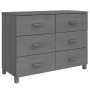 Aparador HAMAR madera maciza pino gris oscuro 113x40x80 cm de vidaXL, Aparadores - Ref: Foro24-340450, Precio: 178,39 €, Desc...