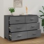 Aparador HAMAR madera maciza pino gris oscuro 113x40x80 cm de vidaXL, Aparadores - Ref: Foro24-340450, Precio: 178,39 €, Desc...