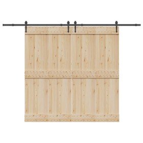 Kit de herrajes para puertas correderas acero negro 305 cm en Materiales de construcción | Comprar online en Foru.es