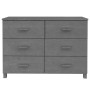 Aparador HAMAR madera maciza pino gris oscuro 113x40x80 cm de vidaXL, Aparadores - Ref: Foro24-340450, Precio: 178,39 €, Desc...