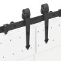 Kit de herrajes para puertas correderas acero negro 305 cm en Materiales de construcción | Comprar online en Foru.es