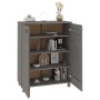 Zapatero HAMAR madera maciza pino gris claro 85x40x108 cm de vidaXL, Zapateros y organizadores de calzado - Ref: Foro24-34051...