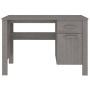 Escritorio HAMAR madera maciza de pino gris claro 113x50x75 cm de vidaXL, Escritorios - Ref: Foro24-340463, Precio: 109,51 €,...