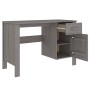 Escritorio HAMAR madera maciza de pino gris claro 113x50x75 cm de vidaXL, Escritorios - Ref: Foro24-340463, Precio: 109,51 €,...