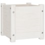 Jardinera de madera maciza de pino blanco 31x31x31 cm de vidaXL, Maceteros y jardineras - Ref: Foro24-810524, Precio: 21,11 €...