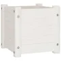 Jardinera de madera maciza de pino blanco 31x31x31 cm de vidaXL, Maceteros y jardineras - Ref: Foro24-810524, Precio: 20,92 €...