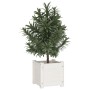 Jardinera de madera maciza de pino blanco 31x31x31 cm de vidaXL, Maceteros y jardineras - Ref: Foro24-810524, Precio: 21,11 €...