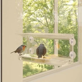 Bird feeder for windows 2 pcs acrylic 30x12x15 cm by vidaXL, Bird feeders - Ref: Foro24-318304, Price: 26,38 €, Discount: %