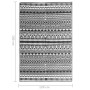 Alfombra de exterior PP negra 120x180 cm de vidaXL, Protectores para exterior - Ref: Foro24-316921, Precio: 26,17 €, Descuent...