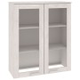 Aparador superior HAMAR madera maciza pino blanco 85x35x100 cm de vidaXL, Aparadores - Ref: Foro24-340505, Precio: 137,40 €, ...